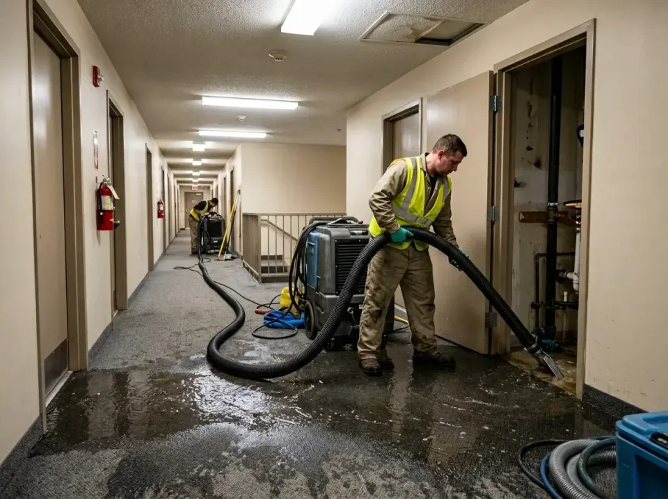 multi-unit-apartment-hallway-f-005 — frequently asked questions, Emergency Burst Pipe Water Extraction & Removal in Pike Cre…